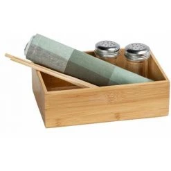 WENKO Boite De Rangement Bambou Terra L, 22x15x7cm, Lot De 2 10 WENKO Boite De Rangement Bambou Terra L, 22x15x7cm, Lot De 2 -WENKO Soldes 23390372 4