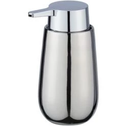 WENKO Distributeur De Savon Design Badi - Diam 8 X 16 - Argent