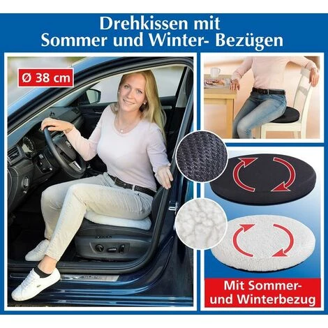 Coussin Rotatif Avec 2 Housses Amovibles 38 Cm Wenko 4 Coussin Rotatif Avec 2 Housses Amovibles 38 Cm Wenko – Image 2