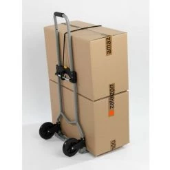 WENKO Chariot De Transport Pliant Secura - 70 Kg Max - 38 X 36 X 96 - Gris -WENKO Soldes 28769585 3