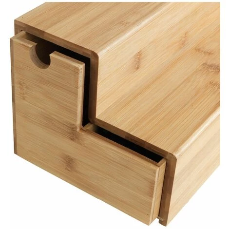 WENKO Boîte à Thé Et à Café - Bambou - 33 X 15 Cm - 33 X 15 X 17,5 - Marron 5 WENKO Boîte à Thé Et à Café - Bambou - 33 X 15 Cm - 33 X 15 X 17,5 - Marron – Image 3