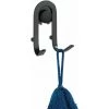 WENKO Crochet Mural Porte Serviette Indus Classic - 5 X 4 X 8 - Noir -WENKO Soldes 28771932 1