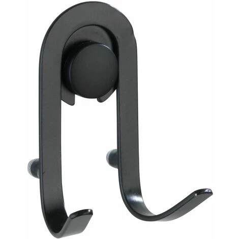 WENKO Crochet Mural Porte Serviette Indus Classic - 5 X 4 X 8 - Noir 4 WENKO Crochet Mural Porte Serviette Indus Classic - 5 X 4 X 8 - Noir – Image 2