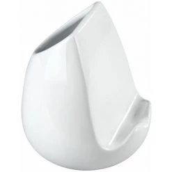 WENKO Pot Pour Ustensiles De Cuisine Et Support Tablette - Céramique - 15 X 14,5 X 16,5 - Blanc
