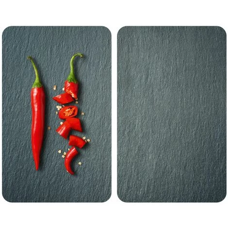 WENKO 2 Couvre-plaques Universel Piment - 30 X 52 Cm - 30 X 52 X 5,5 - Gris 3 WENKO 2 Couvre-plaques Universel Piment - 30 X 52 Cm - 30 X 52 X 5,5 - Gris