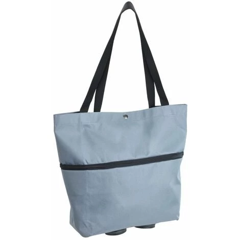 WENKO Chariot De Courses Cabas 3en1 - 45 X 15 X 75 - Gris 3 WENKO Chariot De Courses Cabas 3en1 - 45 X 15 X 75 - Gris