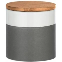 WENKO Boîte De Conservation Aliment Design Malta - 0,45 L - Diam. 10 X 10 - Blanc