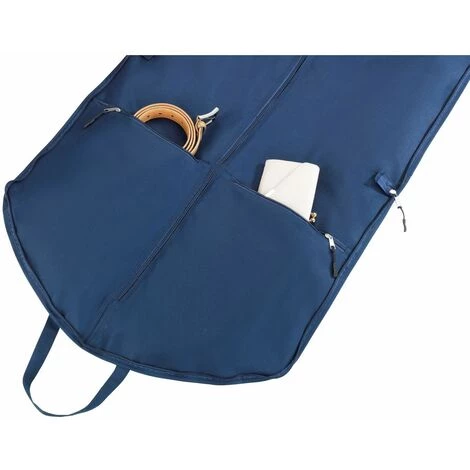 WENKO Housse Protection Pour Vêtements - L. 62 X H. 112 Cm - 62 X 112 - Bleu Foncé 5 WENKO Housse Protection Pour Vêtements - L. 62 X H. 112 Cm - 62 X 112 - Bleu Foncé – Image 3
