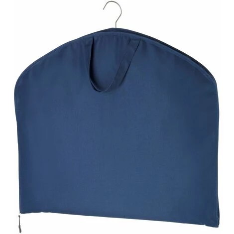 WENKO Housse Protection Pour Vêtements - L. 62 X H. 112 Cm - 62 X 112 - Bleu Foncé 6 WENKO Housse Protection Pour Vêtements - L. 62 X H. 112 Cm - 62 X 112 - Bleu Foncé – Image 4