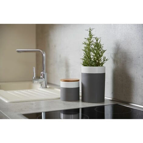 WENKO Boîte De Conservation Aliment Design Malta - 0,75 L - Diam. 14 X 8 - Blanc 4 WENKO Boîte De Conservation Aliment Design Malta - 0,75 L - Diam. 14 X 8 - Blanc – Image 2