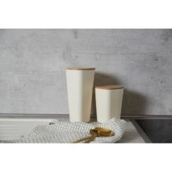 WENKO Boîte De Conservation Aliment Scandi Derry - 1 L - 10 X 12 X 19 - Beige -WENKO Soldes 28771990 4