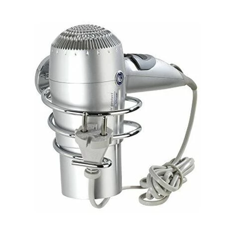 Wenko 22177100 Cuba Porte Sèche Cheveux Zinc Moulé Chromé 10 X 7,5 X 14 Cm 3 Wenko 22177100 Cuba Porte Sèche Cheveux Zinc Moulé Chromé 10 X 7,5 X 14 Cm