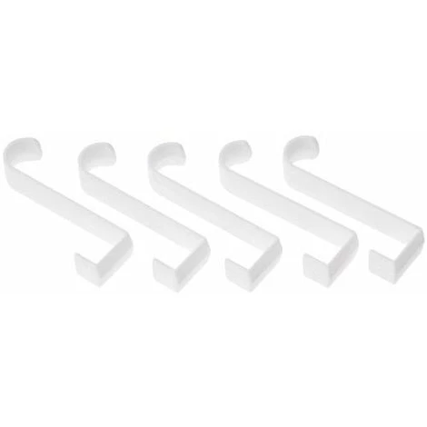 Wenko - 4422010100 - Crochet Pour La Porte - Plastique - 5 Pièces - Blanc 3 Wenko - 4422010100 - Crochet Pour La Porte - Plastique - 5 Pièces - Blanc