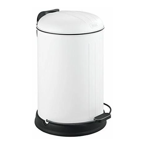 Wenko 22157100 Lagun Easy-Close Poubelle à Pédale Acier Blanc 28 X 43,5 X 33 Cm 12 L 3 Wenko 22157100 Lagun Easy-Close Poubelle à Pédale Acier Blanc 28 X 43,5 X 33 Cm 12 L