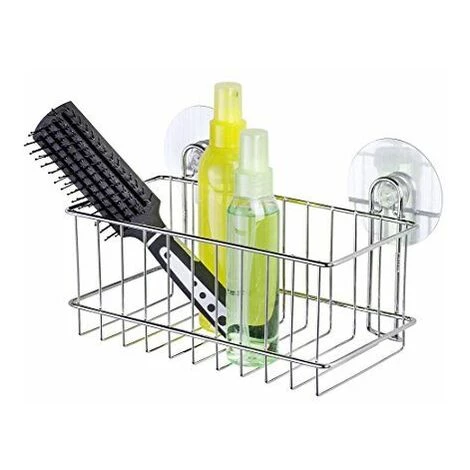 Wenko 22219100 Osimo Static-Loc Tablette Murale Grand En Métal Argent 26,5 X 13 X 12,5 Cm 3 Wenko 22219100 Osimo Static-Loc Tablette Murale Grand En Métal Argent 26,5 X 13 X 12,5 Cm