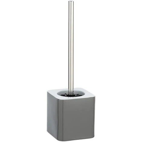 WENKO 23624100 Brosse WC Elmo, Céramique, 12 X 39,5 X 12 Cm, Gris 4 WENKO 23624100 Brosse WC Elmo, Céramique, 12 X 39,5 X 12 Cm, Gris – Image 2
