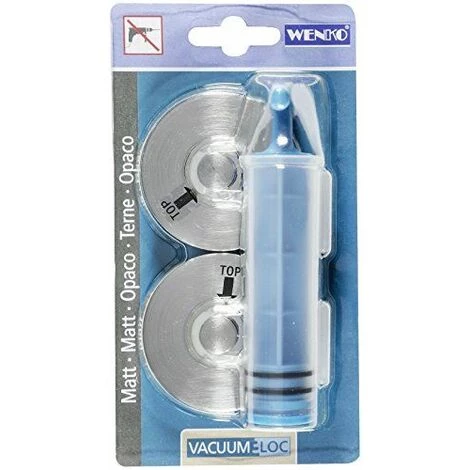 Wenko 54813100 Adaptateur Vacuum-Loc Pour Premium, Mat, Lot De 2 Pièces, : 6 Cm 5 Wenko 54813100 Adaptateur Vacuum-Loc Pour Premium, Mat, Lot De 2 Pièces, : 6 Cm – Image 3