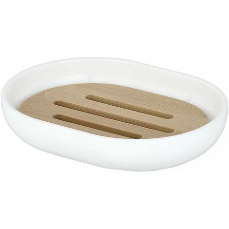 WENKO 23348100 Porte Savon Posa Blanc, Plastique, 12 X 2,5 X 9 Cm 4 WENKO 23348100 Porte Savon Posa Blanc, Plastique, 12 X 2,5 X 9 Cm – Image 2