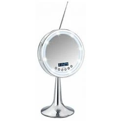 Wenko 21820100 Imperial LED Miroir Sur Pied 28,5 X 15,0 X 38,0 Cm