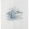 Wenko 21433100 Premium Etagère D'Angle Profonde Inox 21 X 10 X 23,5 Cm