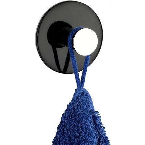 Wenko 23351100 Crochet, Plastique, Noir, Taille Unique 3 Wenko 23351100 Crochet, Plastique, Noir, Taille Unique