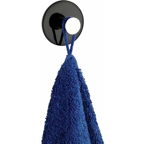 Wenko 23351100 Crochet, Plastique, Noir, Taille Unique 5 Wenko 23351100 Crochet, Plastique, Noir, Taille Unique – Image 3