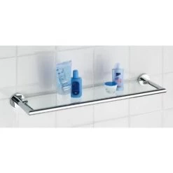 Wenko 17960100 Powerloc Etagère Murale En Verre Revello -WENKO Soldes 29927849 3