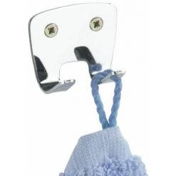 Wenko 17899100 Basic Crochet Duo Métal Argentin 5,5 X 5 X 11 Cm