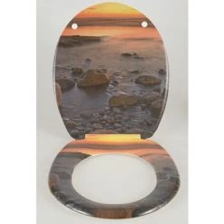 Wenko 17612100 Abattant Stone Shore Couché De Soleil -WENKO Soldes 29927874 5