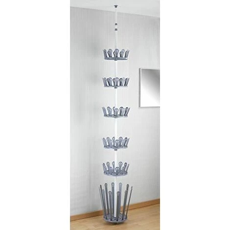 Wenko 6200090100 Tagère Télescopique Pour Chaussures Et Bottes Achilles Métal Blanc 84.0x30.0x10.0 Cm 4 Wenko 6200090100 Tagère Télescopique Pour Chaussures Et Bottes Achilles Métal Blanc 84.0x30.0x10.0 Cm – Image 2