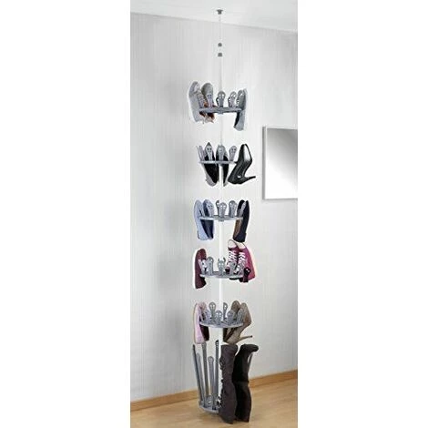 Wenko 6200090100 Tagère Télescopique Pour Chaussures Et Bottes Achilles Métal Blanc 84.0x30.0x10.0 Cm 7 Wenko 6200090100 Tagère Télescopique Pour Chaussures Et Bottes Achilles Métal Blanc 84.0x30.0x10.0 Cm – Image 5