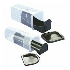 Wenko 87636500Boîtes De Rangement Pour Biscuits Boîte à Biscuits, 2pièces, Polypropylène, Transparent, 9,1x 21,5cm