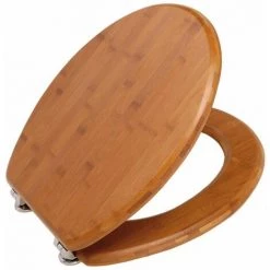 Wenko 144726100 Abattant Bambou Foncé 9 Wenko 144726100 Abattant Bambou Foncé -WENKO Soldes 29928100 3