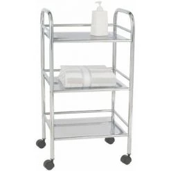 Wenko 12285100 Desserte Salle De Bain 3 Étages Chrome