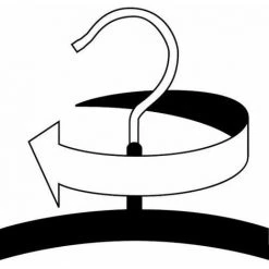 WENKO Cintre à Pince Pantalons Sprint 26 Cintre Pour Vêtements, Crochet Rotatif, Avec Revêtement Antidérapant, Métal, Plastique, 26 Cm, Bleu Foncé 9 WENKO Cintre à Pince Pantalons Sprint 26 Cintre Pour Vêtements, Crochet Rotatif, Avec Revêtement Antidérapant, Métal, Plastique, 26 Cm, Bleu Foncé -WENKO Soldes 29928222 4