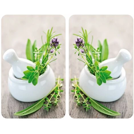 WENKO 2 Couvre-plaques Universel Herbes - 30 X 52 Cm - 30 X 52 X 4,5 - Vert 3 WENKO 2 Couvre-plaques Universel Herbes - 30 X 52 Cm - 30 X 52 X 4,5 - Vert