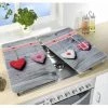 WENKO 2 Couvre-plaques Universel - Coeurs - 52 X 30 X 5,5 - Gris 2 WENKO 2 Couvre-plaques Universel - Coeurs - 52 X 30 X 5,5 - Gris -WENKO Soldes 30189229 1