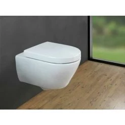 WENKO Abattant WC Avec Frein De Chute Exclusif Nr. 4, Abattant WC Adapté à La Céramique Villeroy & Boch Subway 2.0, Fixation Inox, Duroplastique Antibactérien, 37,5x46 Cm, Blanc 10 WENKO Abattant WC Avec Frein De Chute Exclusif Nr. 4, Abattant WC Adapté à La Céramique Villeroy & Boch Subway 2.0, Fixation Inox, Duroplastique Antibactérien, 37,5x46 Cm, Blanc -WENKO Soldes 30273099 4