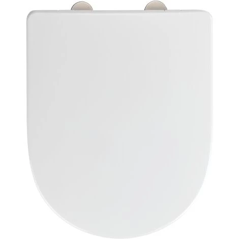 WENKO Abattant WC Avec Frein De Chute Exclusif Nr. 3, Abattant WC Adapté à La Céramique Villeroy & Boch O.novo, Fixation Inox, Duroplastique Antibactérien, 37,5x46 Cm, Blanc 3 WENKO Abattant WC Avec Frein De Chute Exclusif Nr. 3, Abattant WC Adapté à La Céramique Villeroy & Boch O.novo, Fixation Inox, Duroplastique Antibactérien, 37,5x46 Cm, Blanc