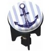 WENKO Bouchon D'évier Pluggy®, Bonde De Lavabo, Sailor, Laiton, Ø 3,9 X 6,5 Cm, Bleu - Blanc 1 WENKO Bouchon D'évier Pluggy®, Bonde De Lavabo, Sailor, Laiton, Ø 3,9 X 6,5 Cm, Bleu - Blanc -WENKO Soldes 31650596 1