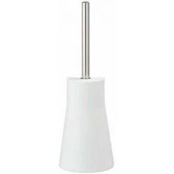 WENKO Porte Brosse WC Arese, Brosse WC Silicone Noire, Manche Acier Inox - Plastique, Ø 12,3x38 Cm, Blanc 9 WENKO Porte Brosse WC Arese, Brosse WC Silicone Noire, Manche Acier Inox - Plastique, Ø 12,3x38 Cm, Blanc -WENKO Soldes 31650611 4