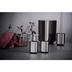 WENKO Distributeur Savon Liquide Auron, Capacité 300 Ml, Plastique, 7x16,5x8 Cm, Chromé 7 WENKO Distributeur Savon Liquide Auron, Capacité 300 Ml, Plastique, 7x16,5x8 Cm, Chromé -WENKO Soldes 31650621 3