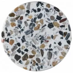 WENKO Patère Murale Melle Terrazzo, Crochet Porte Manteau Pour L'entrée Ou Le Dressing - Crochet Porte Serviette Pour La Salle De Bain, Vis Et Des Chevilles Fournies, Polyrésine, ø8cm, Multicolore 8 WENKO Patère Murale Melle Terrazzo, Crochet Porte Manteau Pour L'entrée Ou Le Dressing - Crochet Porte Serviette Pour La Salle De Bain, Vis Et Des Chevilles Fournies, Polyrésine, ø8cm, Multicolore -WENKO Soldes 31650654 2