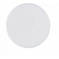 WENKO Patère Murale Melle, Crochet Porte Manteau Pour L'entrée Ou Le Dressing - Crochet Porte Serviette Pour La Salle De Bain, Vis Et Des Chevilles Fournies, Polyrésine, ø5cm, Blanc -WENKO Soldes 31650675 2