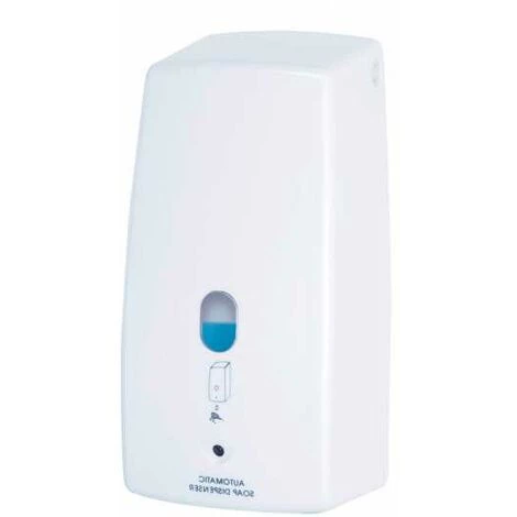 WENKO Distributeur De Savon Automatique Mural, Sans Contact, Treviso, Capacité 650ml, Lot De 2, Plastique, 11x22,5x10,5 Cm, Blanc 4 WENKO Distributeur De Savon Automatique Mural, Sans Contact, Treviso, Capacité 650ml, Lot De 2, Plastique, 11x22,5x10,5 Cm, Blanc – Image 2
