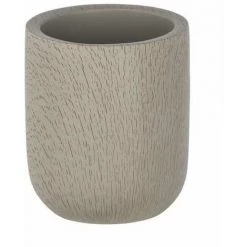 WENKO Gobelet Salle De Bain Joy, Porte Brosse à Dent, Lot De 2, Ciment, Ø 8x9,5 Cm, Taupe 7 WENKO Gobelet Salle De Bain Joy, Porte Brosse à Dent, Lot De 2, Ciment, Ø 8x9,5 Cm, Taupe -WENKO Soldes 31650727 2