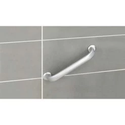 WENKO Barre D'appui WC Secura Premium, Poignée Murale Salle De Bain, Lot De 2, Aluminium Inox, 47,5x7x12 Cm, Argent Mat 11 WENKO Barre D'appui WC Secura Premium, Poignée Murale Salle De Bain, Lot De 2, Aluminium Inox, 47,5x7x12 Cm, Argent Mat -WENKO Soldes 31650748 5