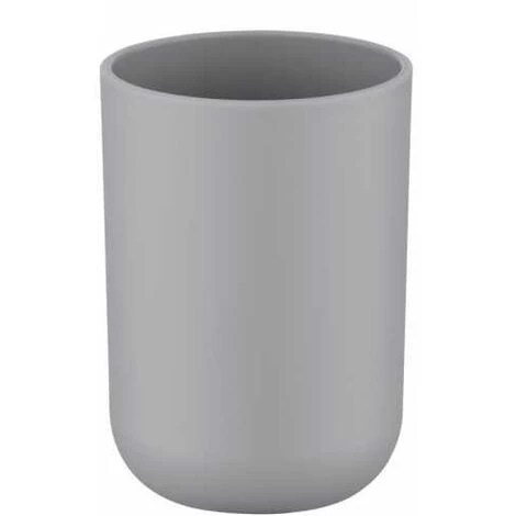 WENKO Set D'accessoires De Salle De Bain, Gobelet Salle De Bain, Distributeur Savon Liquide, Mini Poubelle Salle De Bain Brasil Gris 4 WENKO Set D'accessoires De Salle De Bain, Gobelet Salle De Bain, Distributeur Savon Liquide, Mini Poubelle Salle De Bain Brasil Gris – Image 2