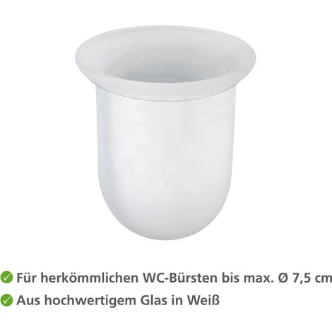 WENKO Ensemble Brosse WC Verre 4 WENKO Ensemble Brosse WC Verre – Image 2