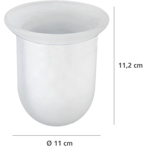 WENKO Ensemble Brosse WC Verre 5 WENKO Ensemble Brosse WC Verre – Image 3